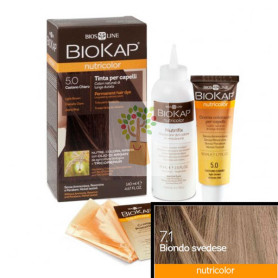 TINTE NUTRICOLOR 7.1 RUBIO SUECO 140Ml. BIOKAP