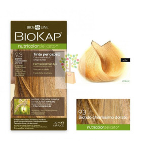 TINTE NUTRICOLOR DELICATO 9.3 RUBIO MUY CLARO DORADO 140Ml. BIOKAP