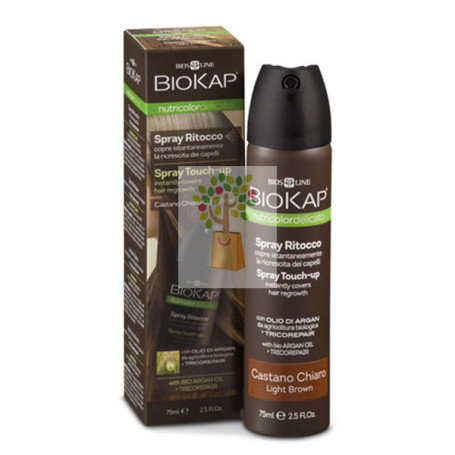 SPRAY TOUCH-UP CASTAÑO CLARO 75Ml. BIOKAP