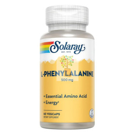 DLPA  DL -PHENYLALANINE 500Mg. 60 CAPSULAS VEGETALES SOLARAY