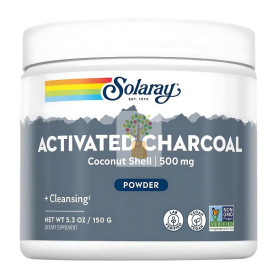 ACTIVATED COCONUT CHARCOAL (CARBON ACTIVO) 75Gr. SOLARAY