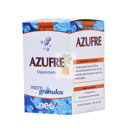 AZUFRE MICROGRANULOS 50 CAPSULAS NEO