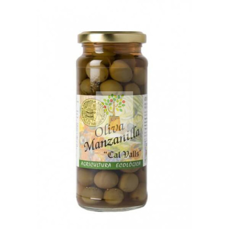 ACEITUNAS MANZANILLA VERDE BIO  200Gr. CAL VALLS