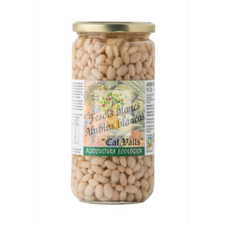 ALUBIAS BLANCAS COCIDAS BIO 450Gr. CAL VALLS