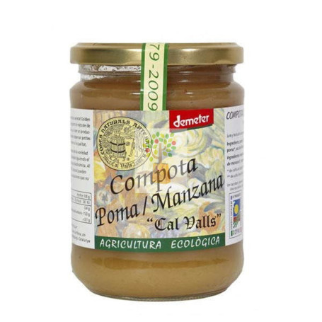 COMPOTA DE MANZANA DEMETER 400Gr. CAL VALLS