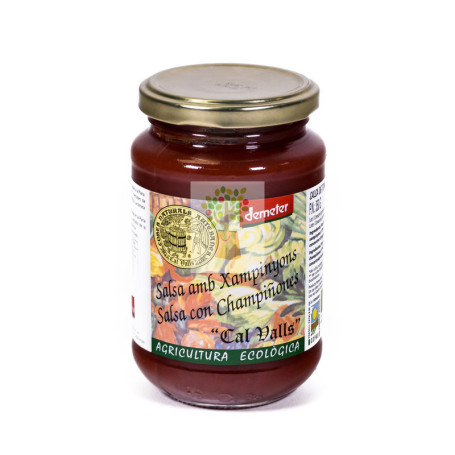 SALSA TOMATE CON CHAMPIÑONES DEMETER 350Gr. CAL VALLS