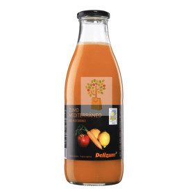 ZUMO DE ZANAHORIA, NARANJA Y LIMON 750Ml. DELIZUM