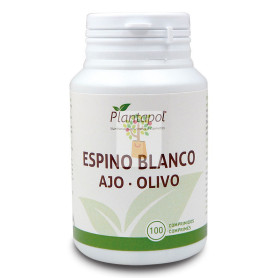ESPINO BLANCO, AJO, OLIVO, FOS 100 COMPRIMIDOS PLANTA POL