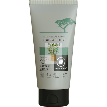 GEL DE BAÑO HOMBRE 150Ml. URTEKRAM