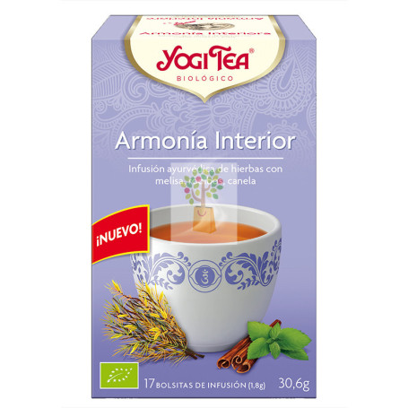YOGI TEA ARMONIA INTERIOR 17 FILTROS