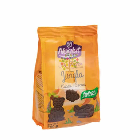 NOGLUT GALLETAS JUNGLA CACAO 100Gr. SANTIVERI