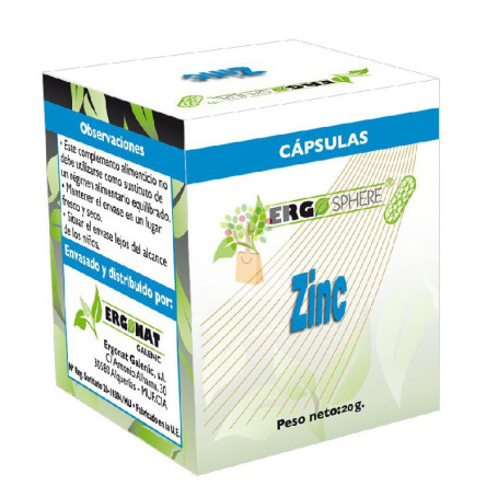 ERGOSPHERE ZINC 50 CAPSULAS ERGONAT