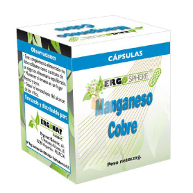 ERGOSPHERE MANGANESO-COBRE 50 CAPSULAS ERGONAT