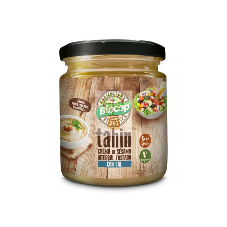 TAHIN INTEGRAL TOSTADO CON SAL 225Gr. BIOCOP