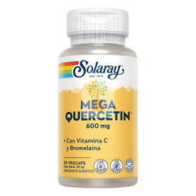 MEGA QUERCETIN 600Mg. 30 CAPSULAS VEGETALES SOLARAY