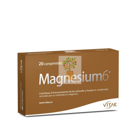 MAGNESIUM6 20 COMPRIMIDOS VITAE