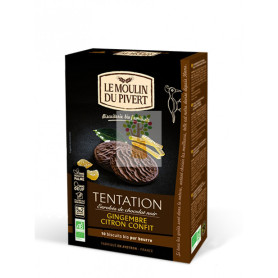 GALLETAS TENTACION JENGIBRE LIMON 130Gr. LE MOULIN DE PIVERT