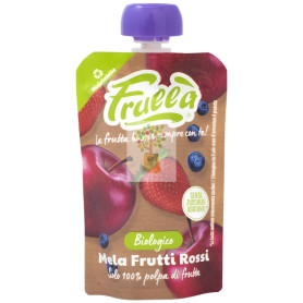 PURÉ DE MANZANA, ARÁNDANOS Y FRESA BIO 100G FRULLÁ