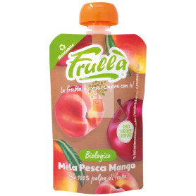 PURÉ DE MANZANA, MELOCOTÓN Y MANGO BIO 100G FRULLÁ