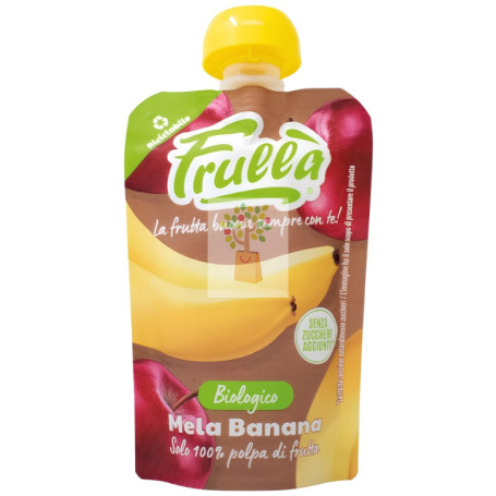 PURÉ DE MANZANA Y PLÁTANO BIO 100G FRULLÁ