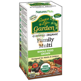 GARDEN FAMILY MULTI 60 COMPRIMIDOS MASTICABLES. NATURE´S PLUS