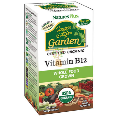 GARDEN VITAMINA B12 60 CAPSULAS. NATURE´S PLUS