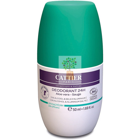 DESODORANTE ROLL-ON 24 H 50Ml. CATTIER PARIS