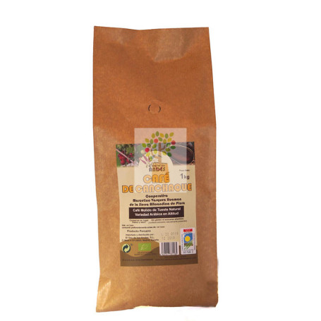 CAFE MOLIDO TUESTE NATURAL 1Kg ORO DE LOS ANDES