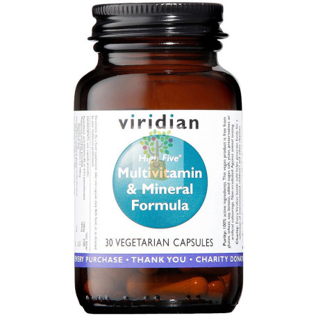 HIGH FIVE FORMULA MULTIVIT Y MINERALES 30 CAPSULAS VIRIDIAN