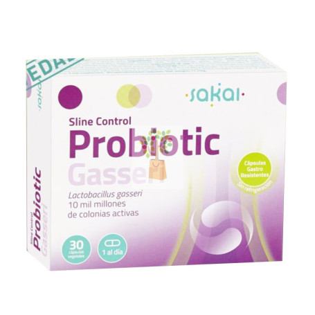 SLINE CONTROL PROBIOTIC GASSERI 30 CAPSULAS SAKAI