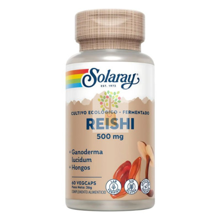 REISHI FERMENTADO 60 CAPSULAS 500Mg. SOLARAY