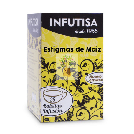 INFUSIÓN DE ESTIGMAS DE MAÍZ 25 FILTROS INFUTISA