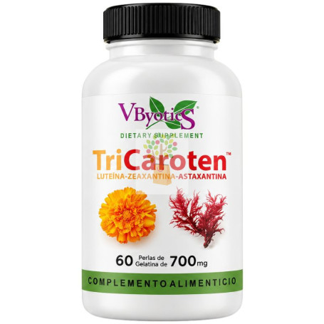 TRICAROTEN 60 PERLAS VBYOTICS