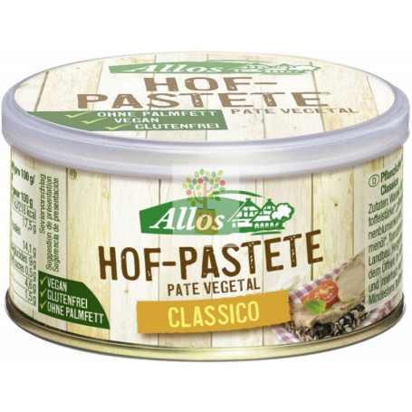 PATE VEGETAL CLASICO BIO 125Gr. ALLOS