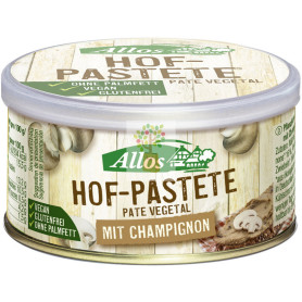 PATE VEGETAL CON CHAMPIÑONES BIO 125Gr. ALLOS