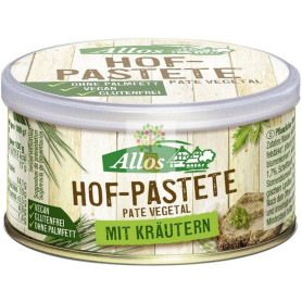 PATE VEGETAL FINAS HIERBAS BIO 125Gr. ALLOS