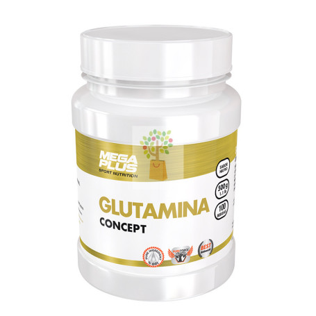 GLUTAMINA CONCEPT 500Gr. MEGAPLUS