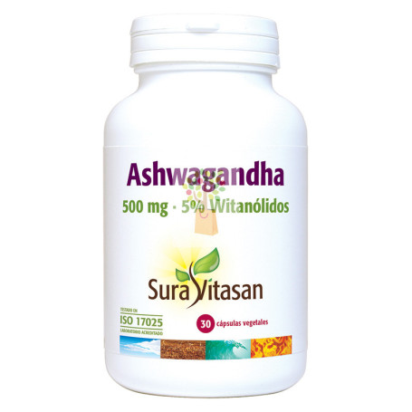 ASHWAGANDHA 30 CAPSULAS SURA VITASAN
