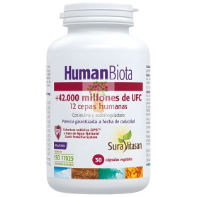 HUMAN BIOTA 30 CAPSULAS SURA VITASAN