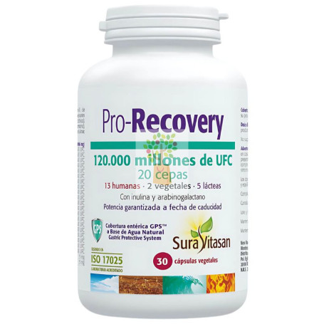 PRO-RECOVERY 30 CAPSULAS SURA VITASAN