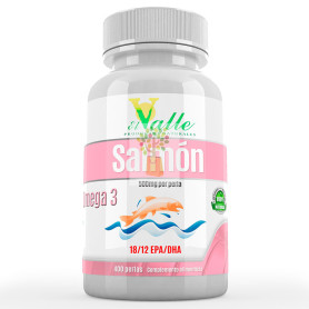 ACEITE DE SALMON 400 PERLAS EL VALLE