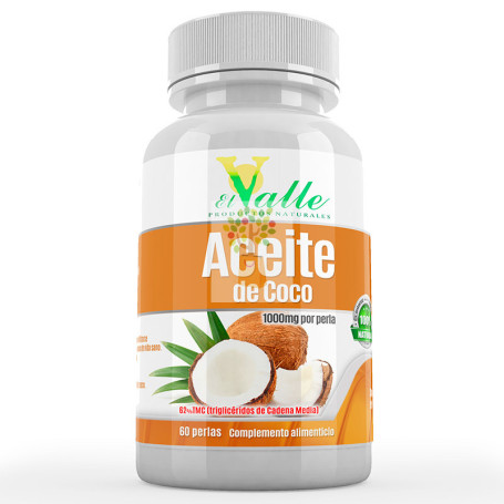 ACEITE DE COCO 60 PERLAS EL VALLE
