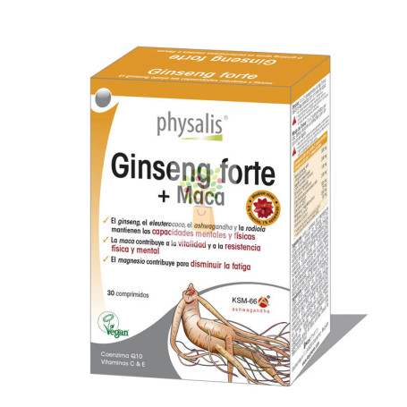 GINSENG FORTE 30 COMPRIMIDOS PHYSALIS