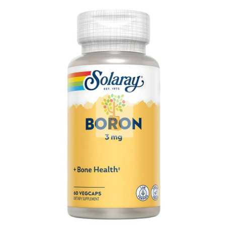 BORO CITRATO 500Mg. 60 CAPSULAS VEGETALES SOLARAY