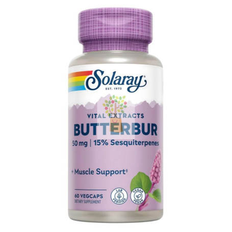 BUTTERBUR (PETASIA) 50Mg. 60 CAPSULAS VEGETALES SOLARAY