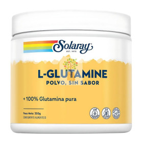 L-GLUTAMINE POLVO 300Gr. SABOR NEUTRO SOLARAY
