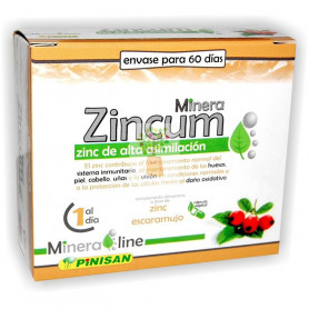 MINERALINE ZINCUM 60 CAPSULAS PINISAN