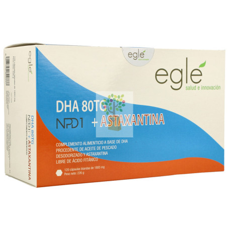 NPD1 DHA 80TG ASTANXANTINA 120 CAPSULAS EGLE