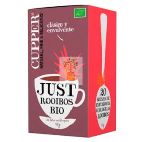 INFUSION JUST ROOIBOS BIO 20 BOLSAS CUPPER
