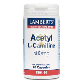 L-ACETIL CARNITINA 60 CAPSULAS LAMBERTS